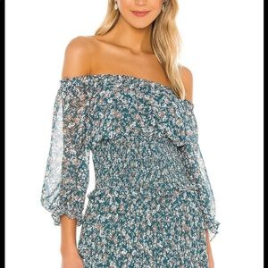 Revolve (1. State) smocked floral off top